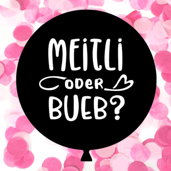 Babyshower Ballon "Meitli"